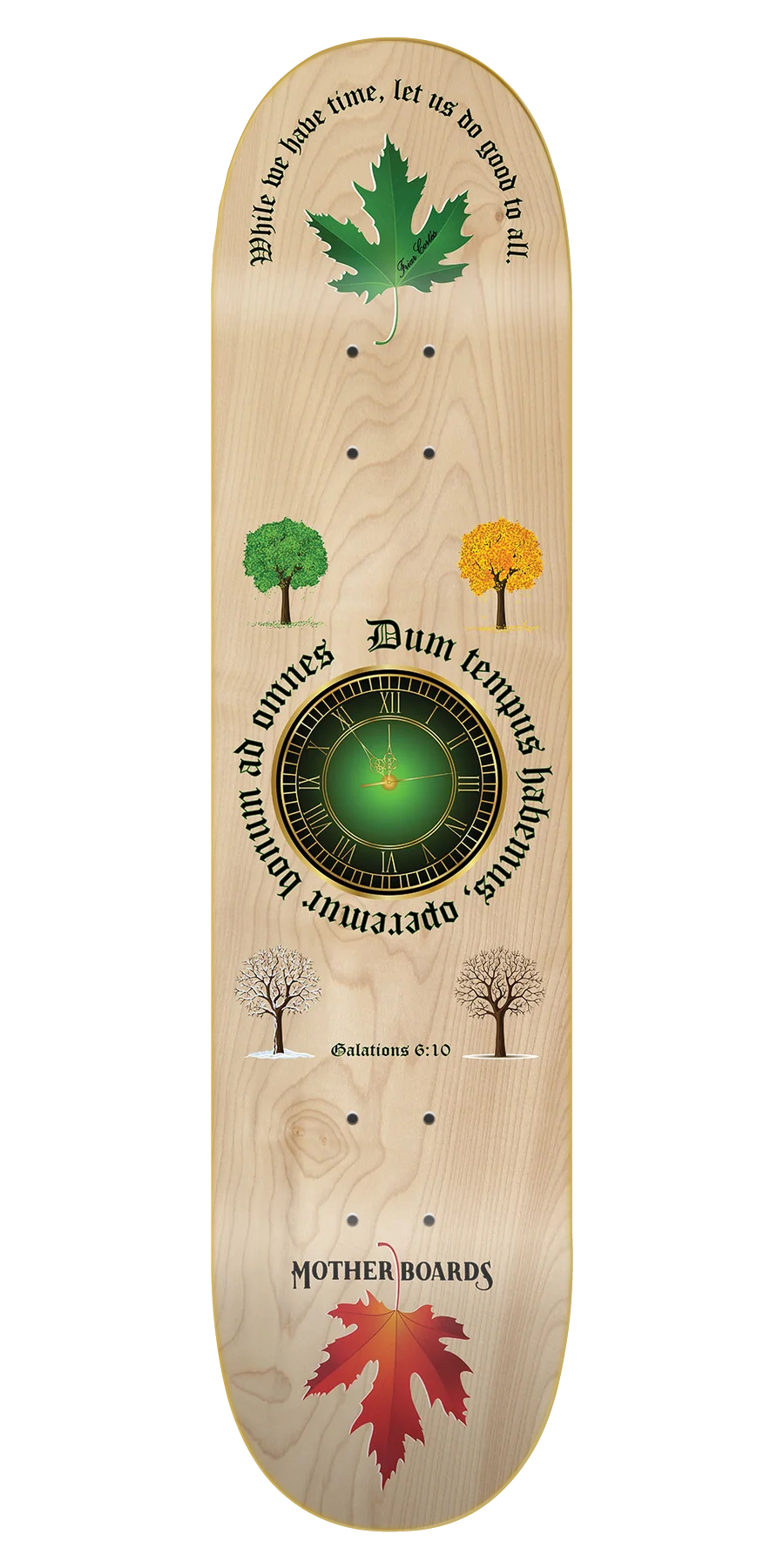 Time Skateboard Deck