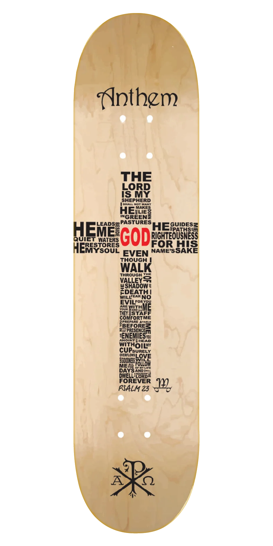 Anthem 8.5 Skateboard Deck