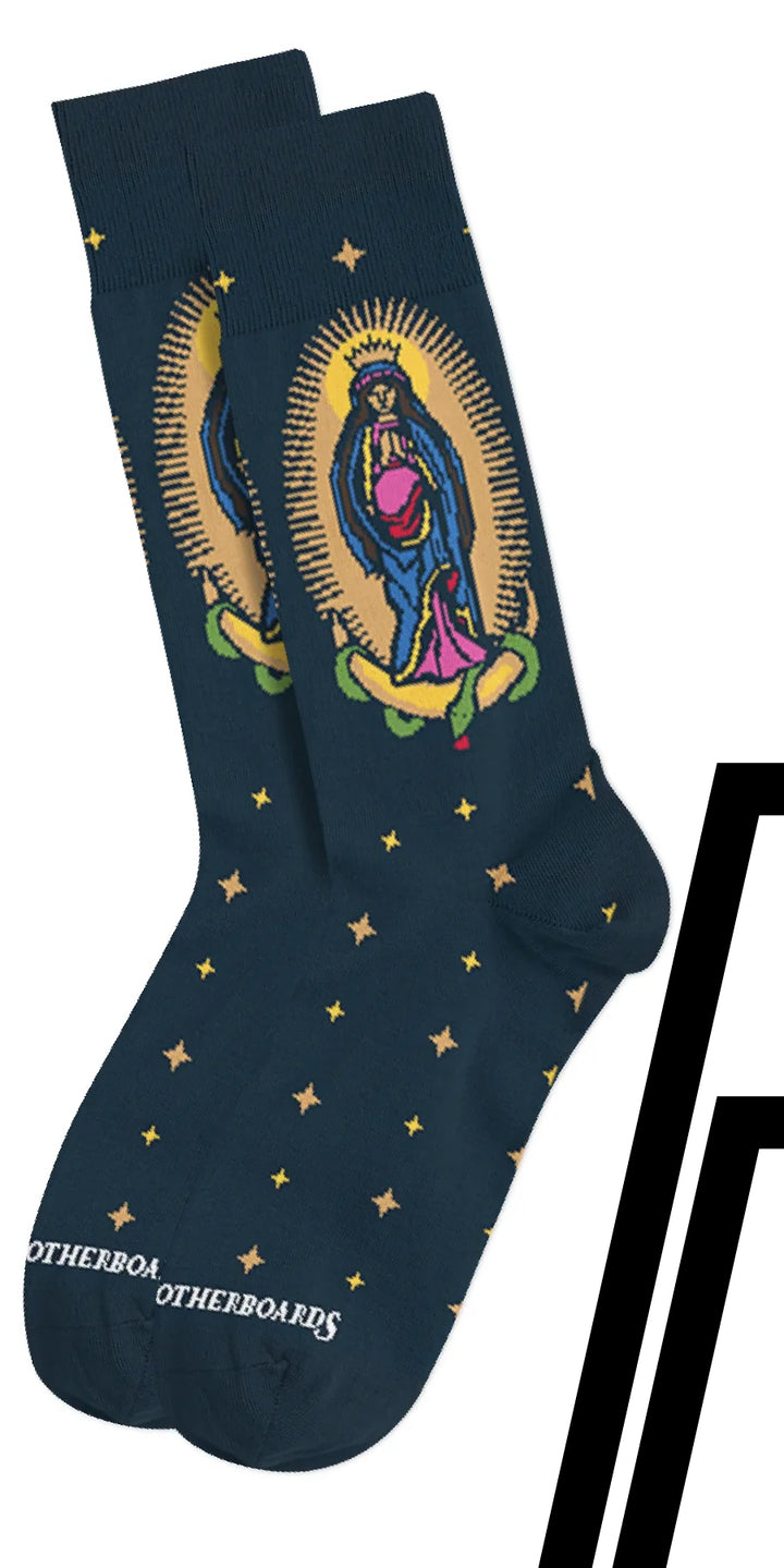 Our Lady of Guadalupe Socks - Made in the USA