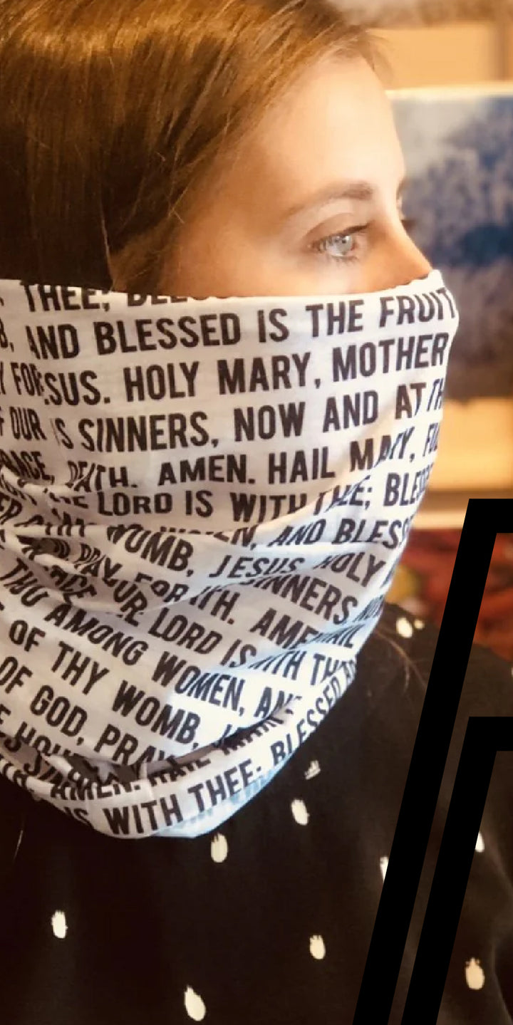 Women's Hail Mary Face/Neck Gaiter Mask