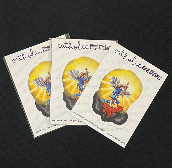 St. Michael the Archangel Sticker Decal