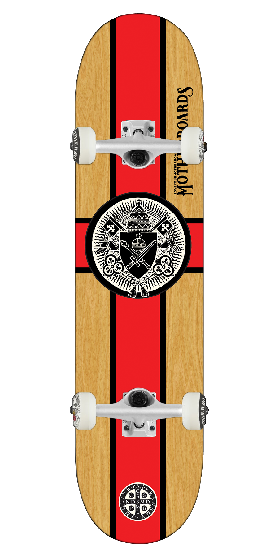 Pious Cross Complete Skateboard 8.0 Steep