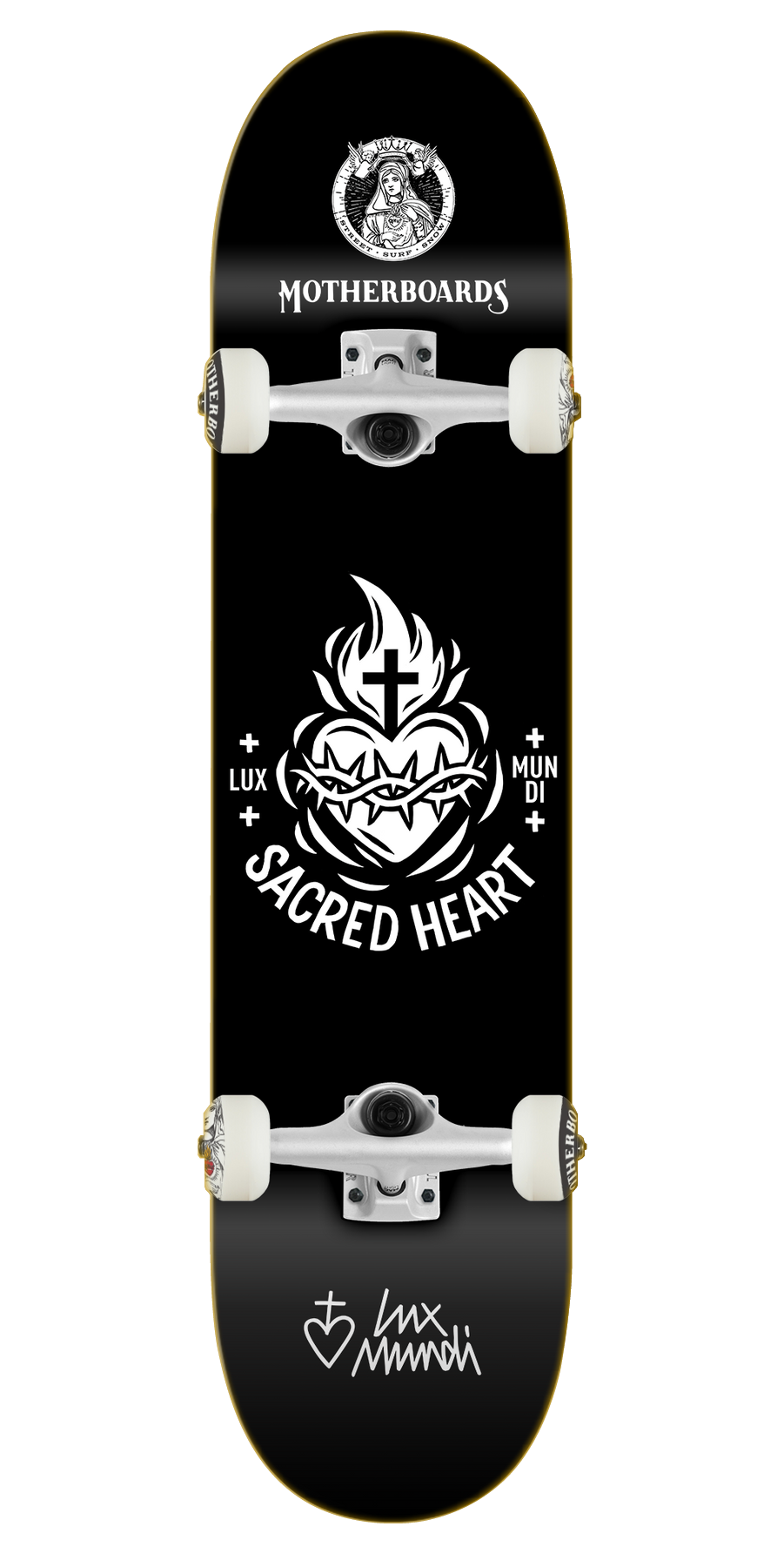 Lux Mundi Sacred Heart Complete Skateboard 8.0 Steep