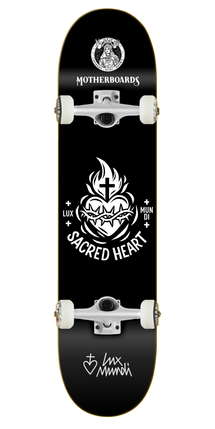 Lux Mundi Sacred Heart Complete Skateboard 8.0 Steep