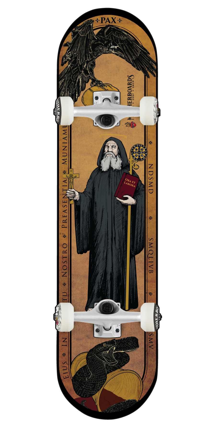NEW St. Benedict Complete Skateboard 8.25 Steep