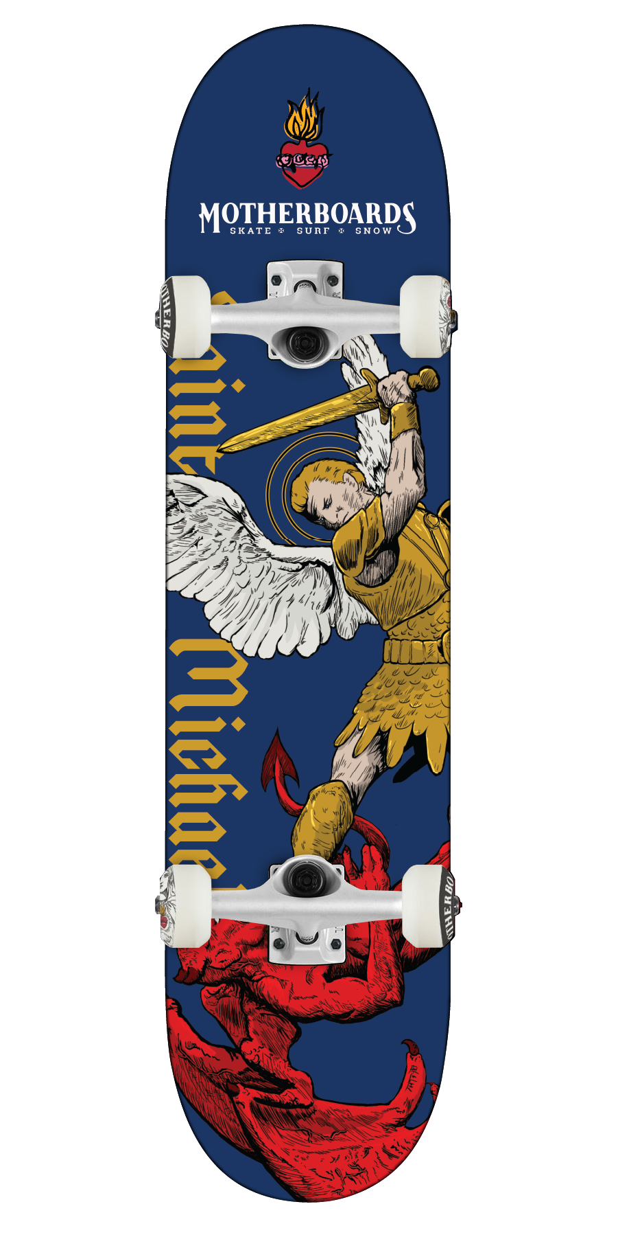 NEW St. Michael Ver 2 Complete Skateboard 8.0 Steep