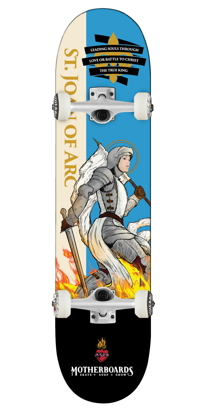 NEW St. Joan of Arc Complete Skateboard 8.0 Steep