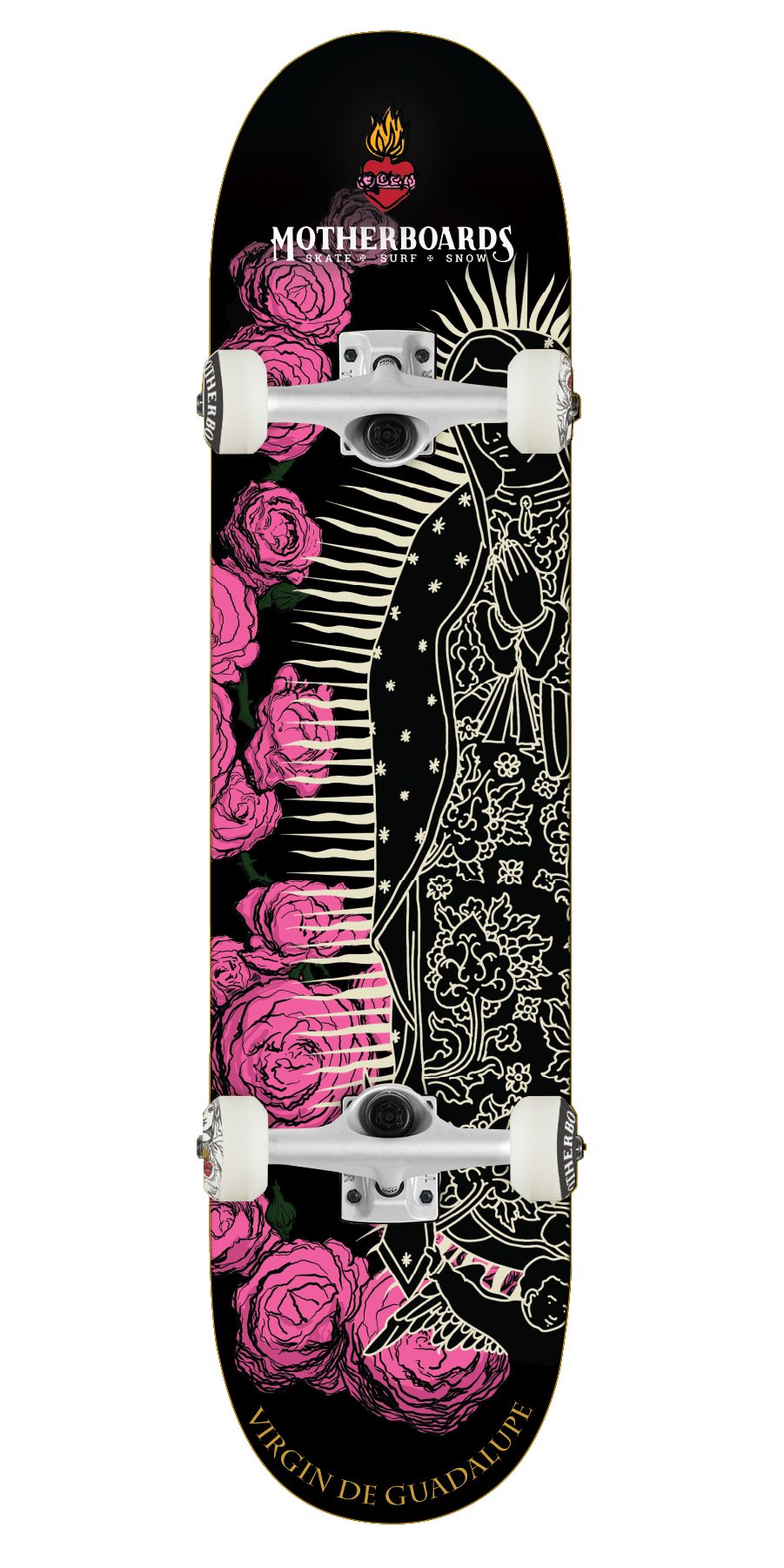 NEW Virgin De Guadalupe Complete Skateboard 8.25 Steep – Motherboards NEW Virgin De Guadalupe Complete Skateboard 8.25 Steep – Motherboards
