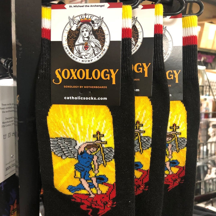 St. Michael the Archangel Socks - Made in the USA