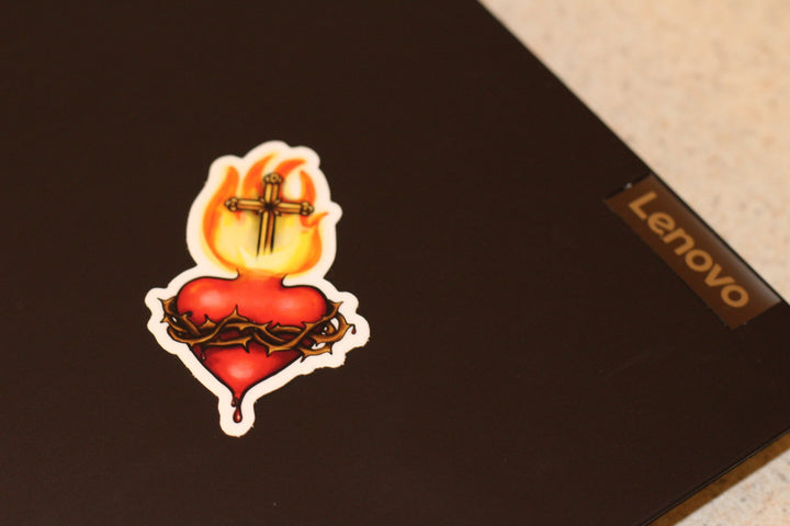 Sacred Heart Sticker Decal