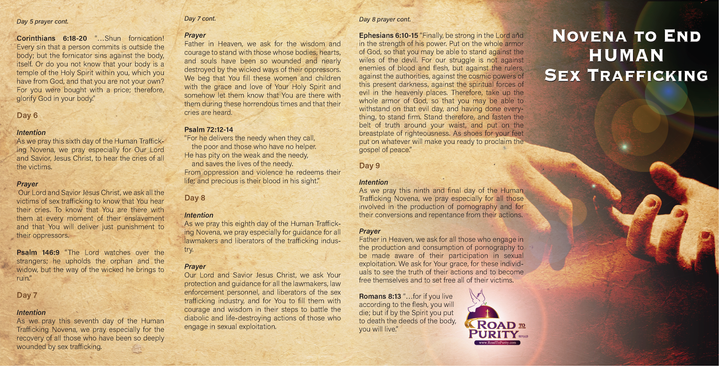 Novena to End Human Sex Trafficking