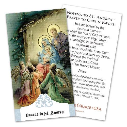 Novena to St. Andrew/Prayer to Obtain Favors Holy Cards