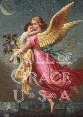 Angel In Flight Print 5X7
