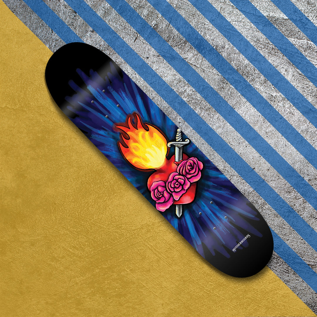 Immaculate Heart of Mary Skateboard Deck