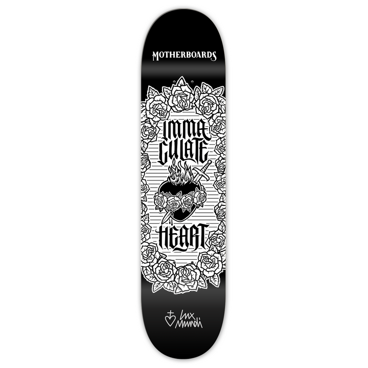 Roses Immaculate Heart of Mary Complete Skateboard 8.25 steep