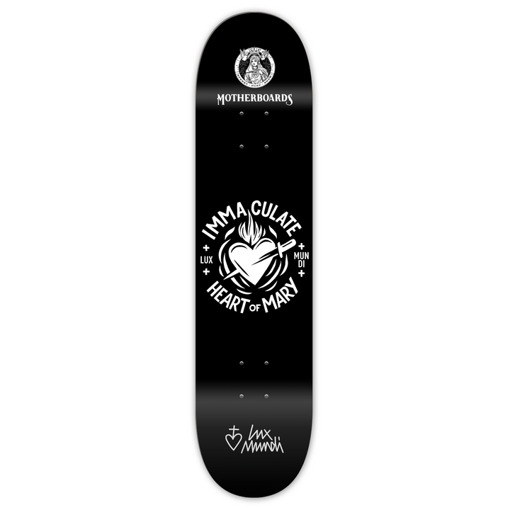 Lux Mundi Immaculate Heart Complete Skateboard 8.0 Steep