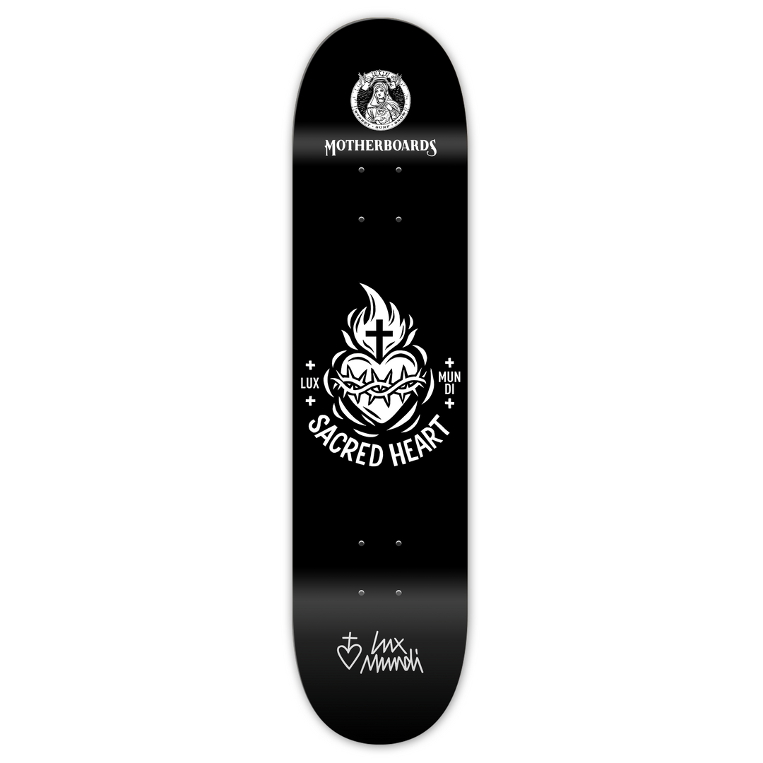 Lux Mundi Sacred Heart Complete Skateboard 8.0 Steep