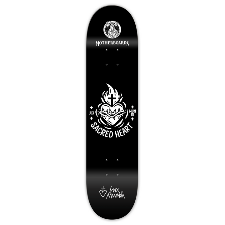 Lux Mundi Sacred Heart Complete Skateboard 8.0 Steep
