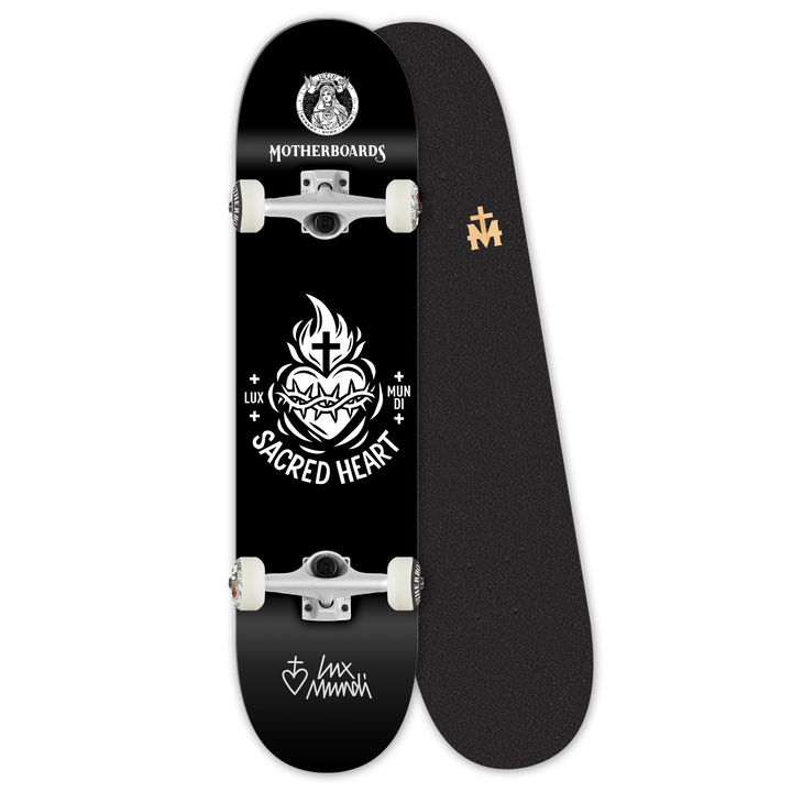 Lux Mundi Sacred Heart Complete Skateboard 8.0 Steep
