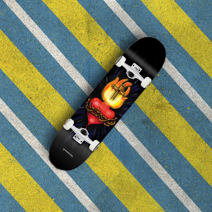 Sacred Heart of Jesus Complete Skateboard 8.0 Steep