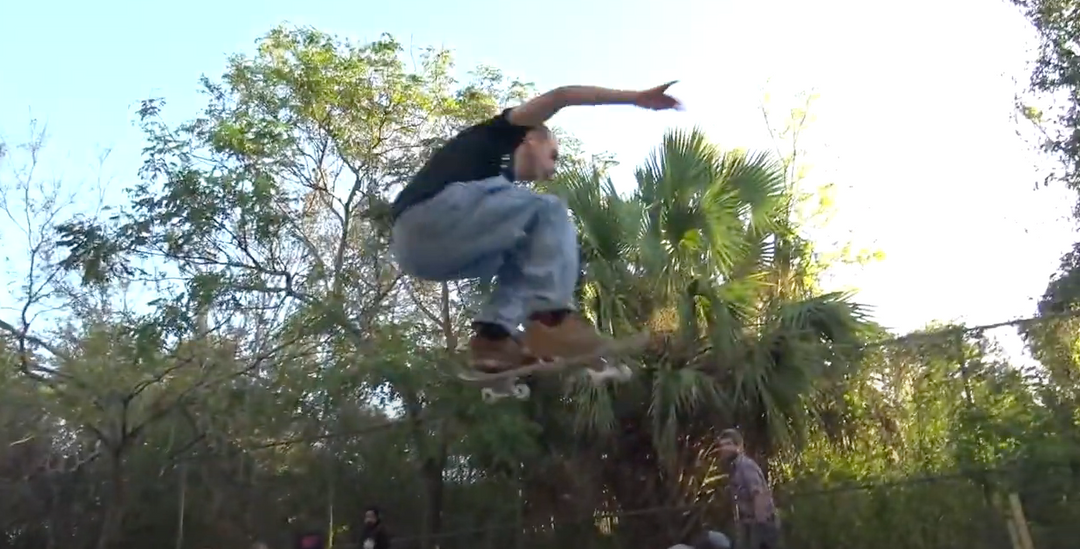 Br. Gabriel at the ol' skatepark