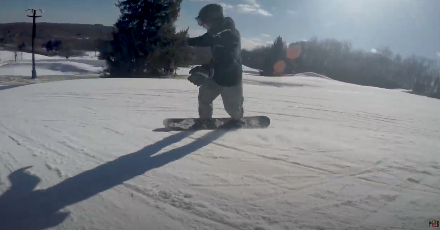 Br. Gabriel Snowboarding