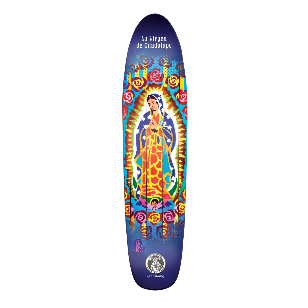 La Virgen de Guadalupe Longboard Deck- NEW