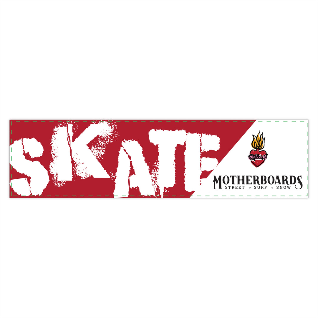 Motherboards Skate Bumper Sticker
