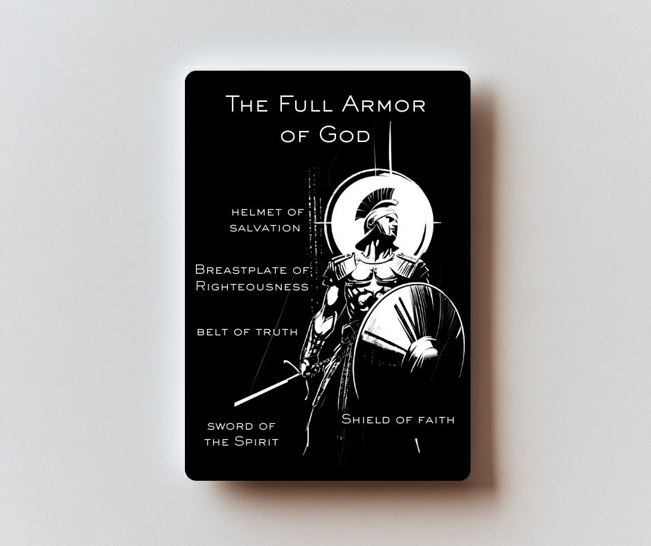 The Full Armor of God Premium Metal Prayer Card