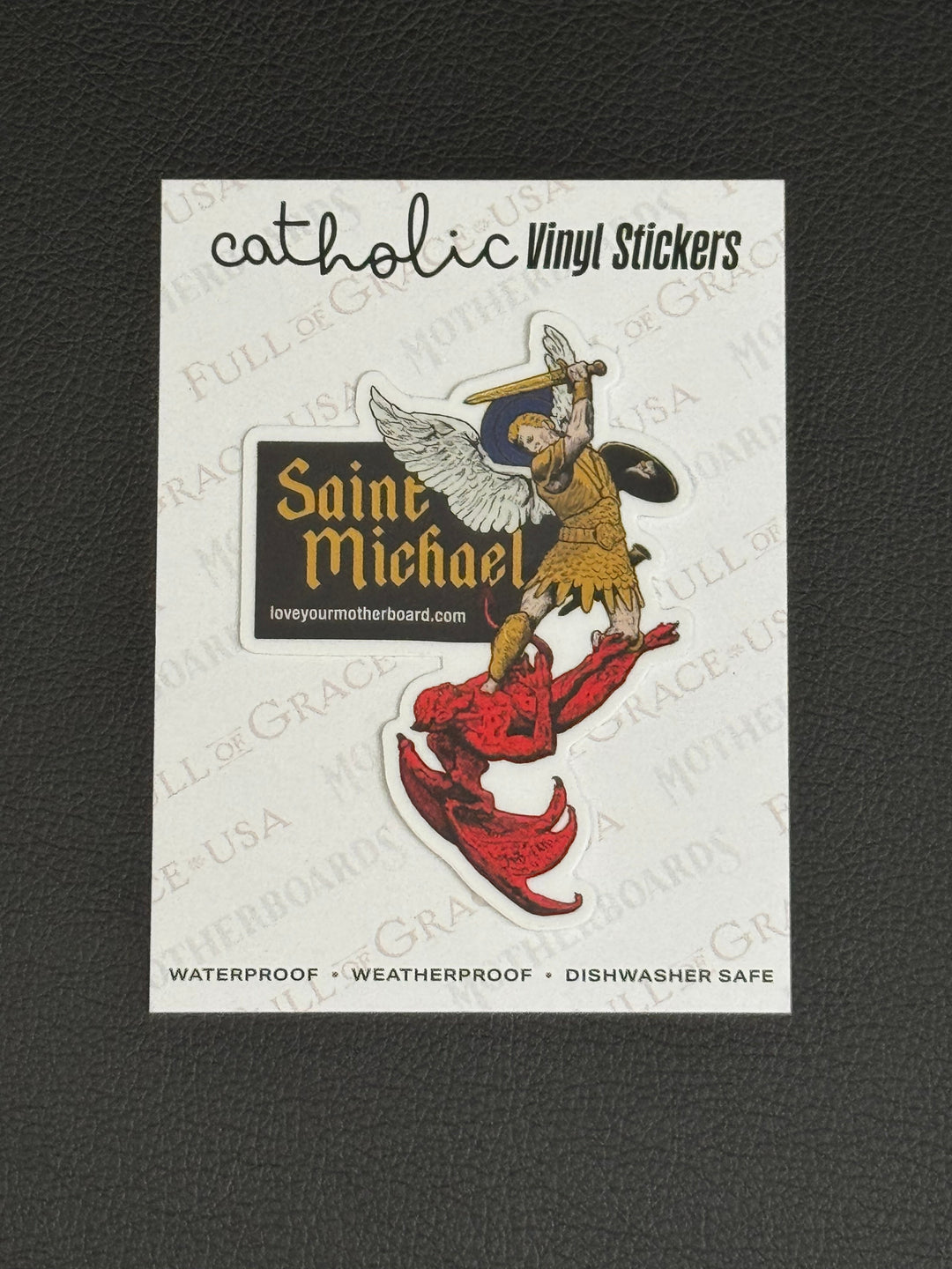 St. Michael Ver. 2 Sticker Decal - NEW
