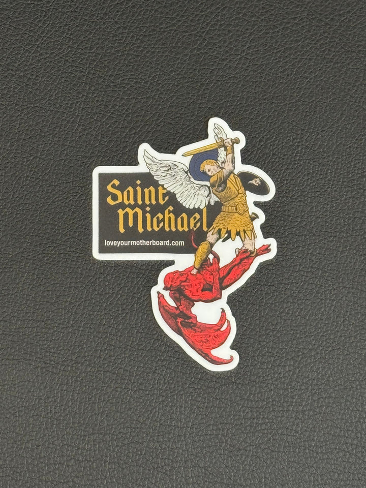 St. Michael Ver. 2 Sticker Decal - NEW