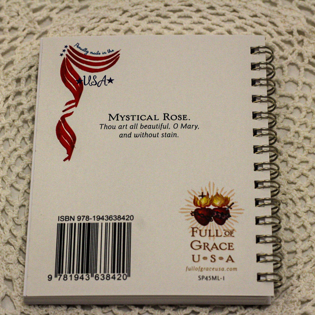 Our Lady of the Mystical Rose Mini Notebook