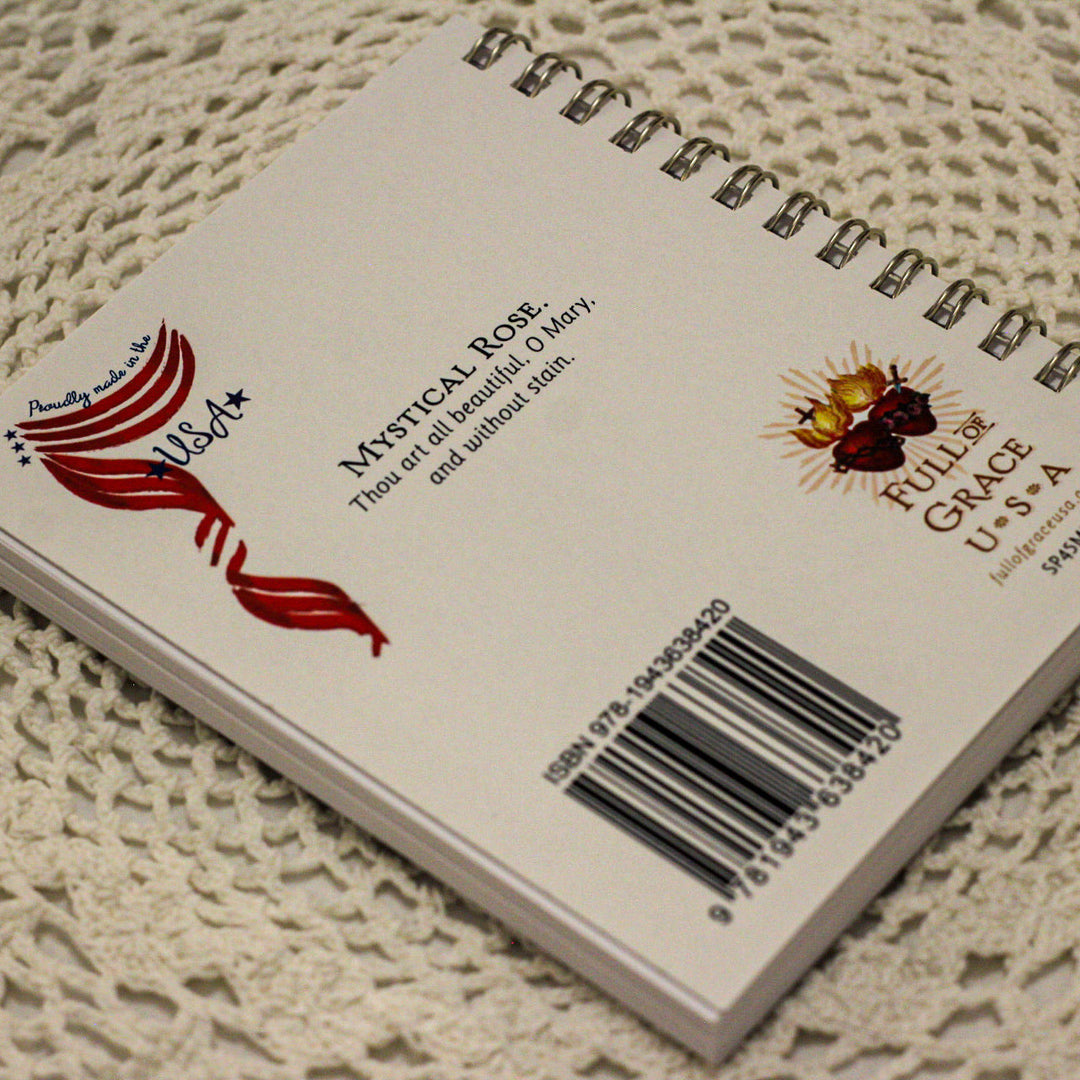 Our Lady of the Mystical Rose Mini Notebook