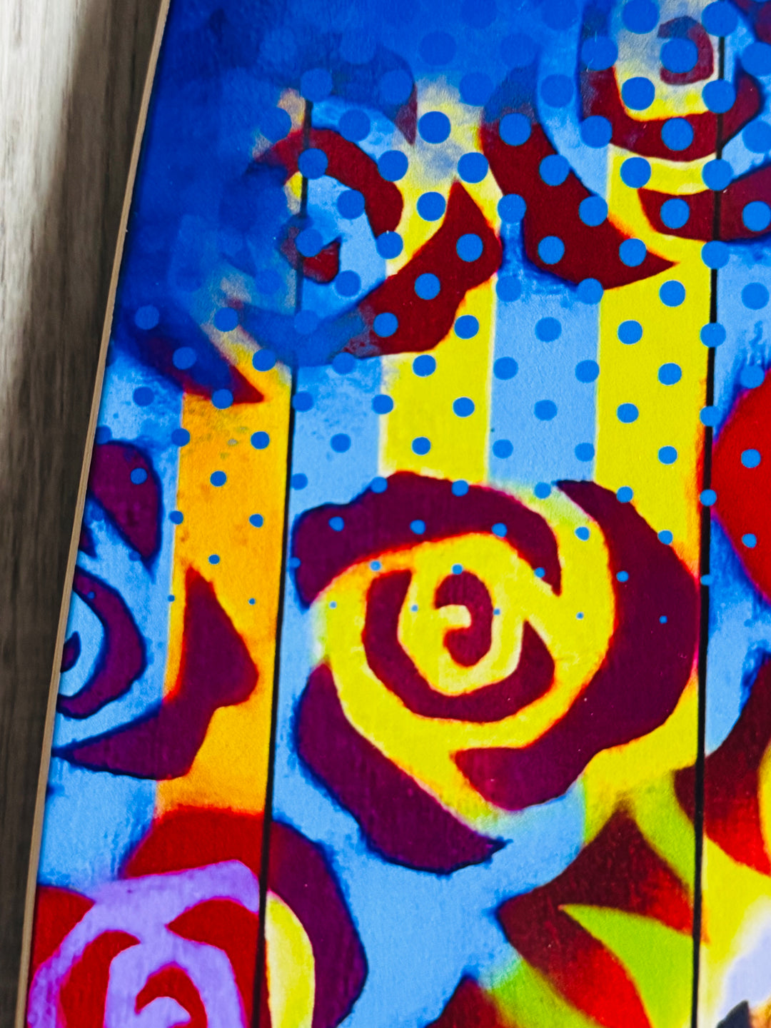 La Virgen de Guadalupe Pintail Longboard Deck - NEW