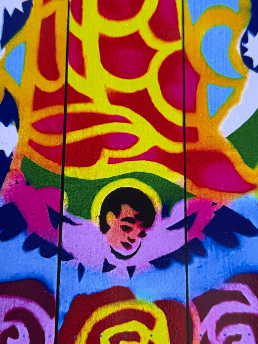 La Virgen de Guadalupe Pintail Longboard Deck - NEW