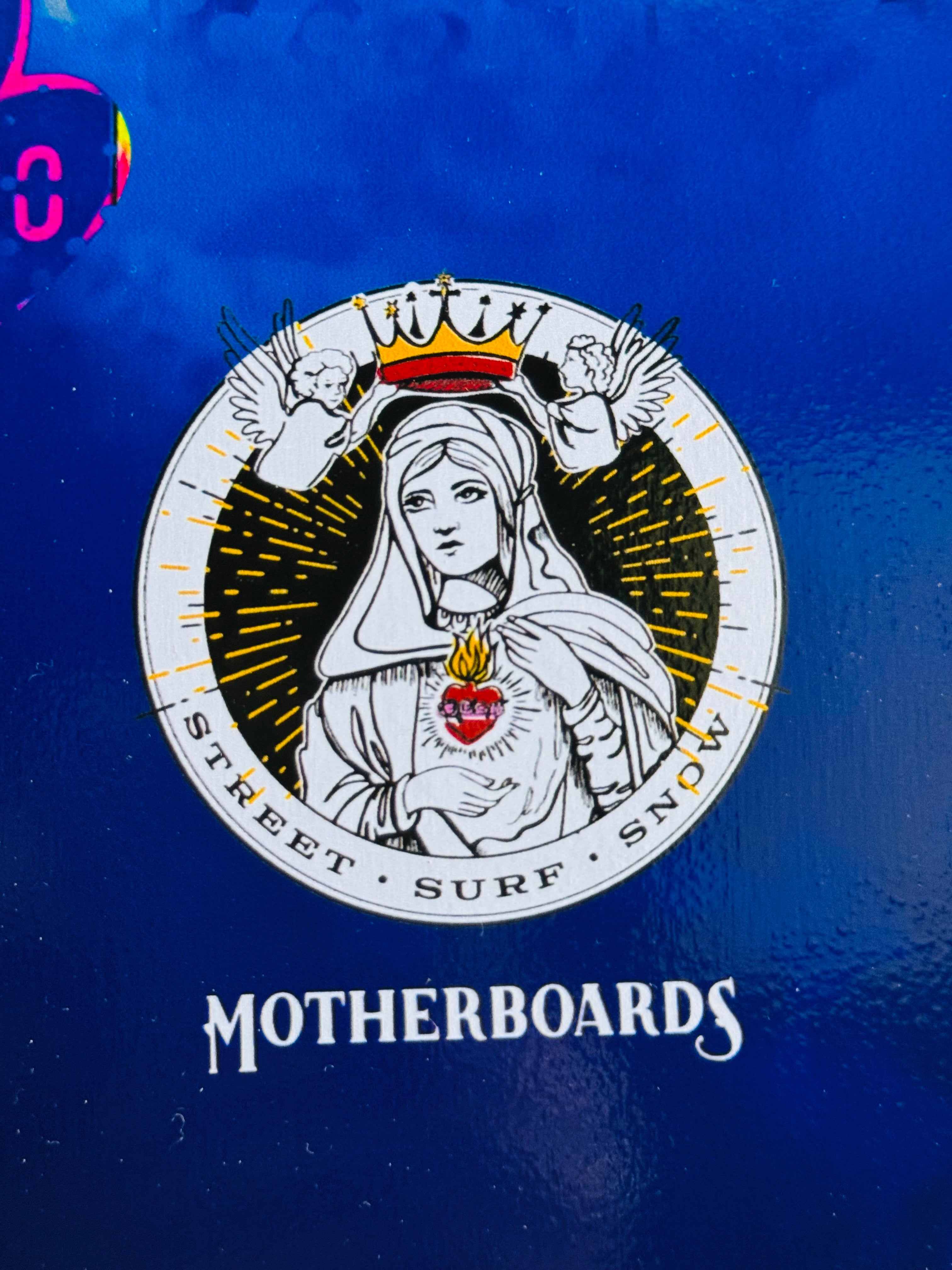 La Virgen de Guadalupe Pintail Longboard Deck - NEW – Motherboards