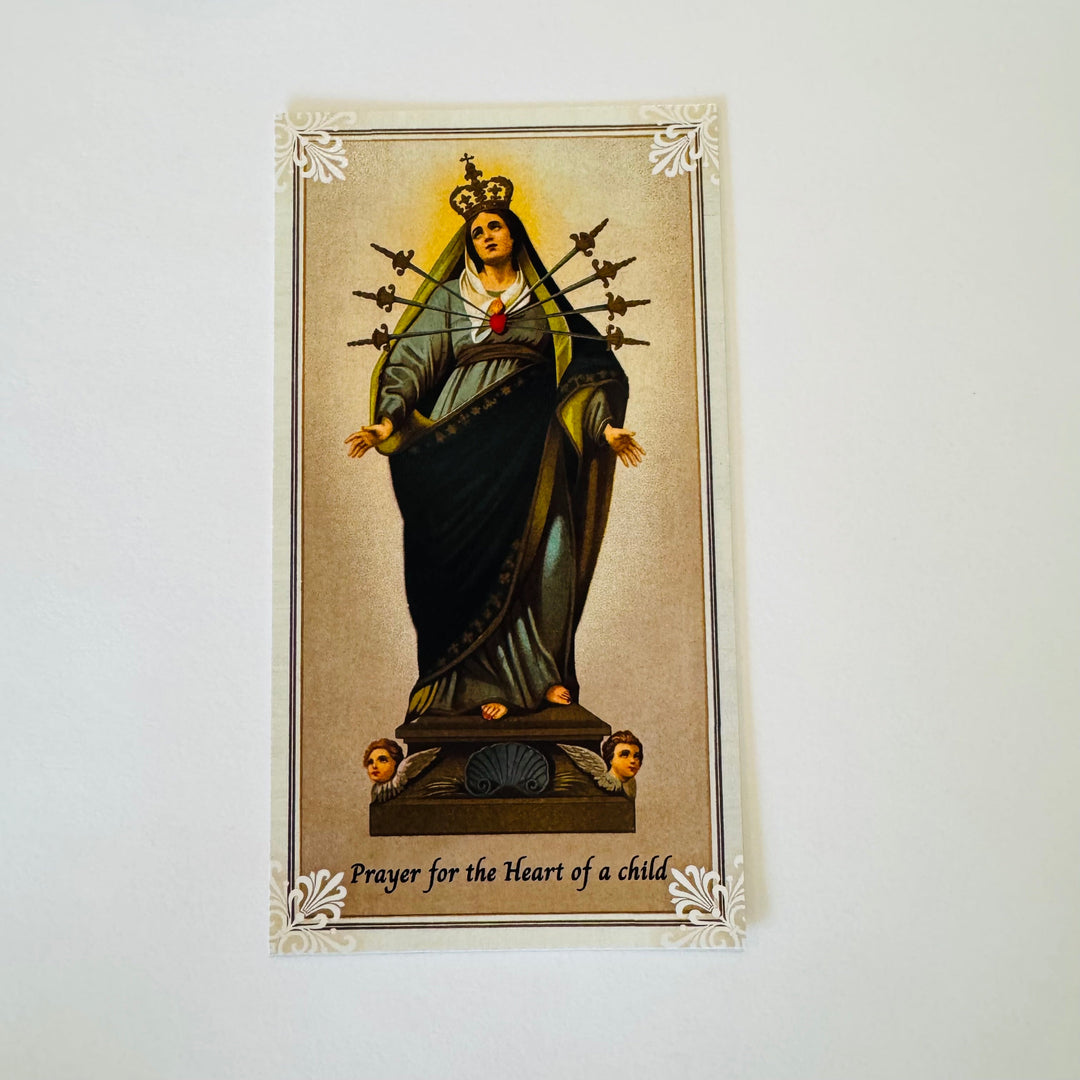 Prayer for the Heart of a Child Holy Card, NEW