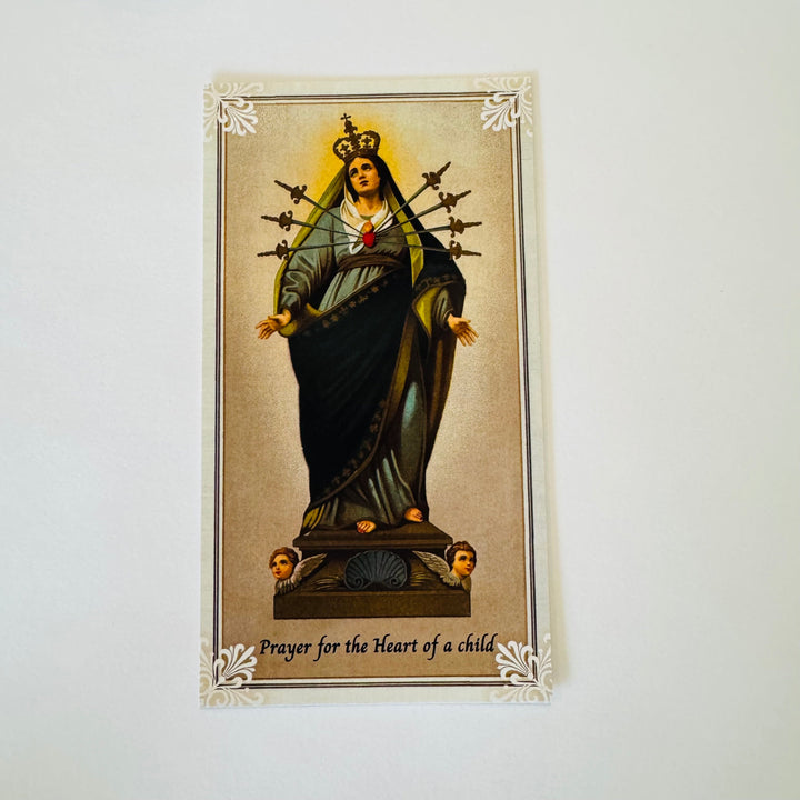 Prayer for the Heart of a Child Holy Card, NEW