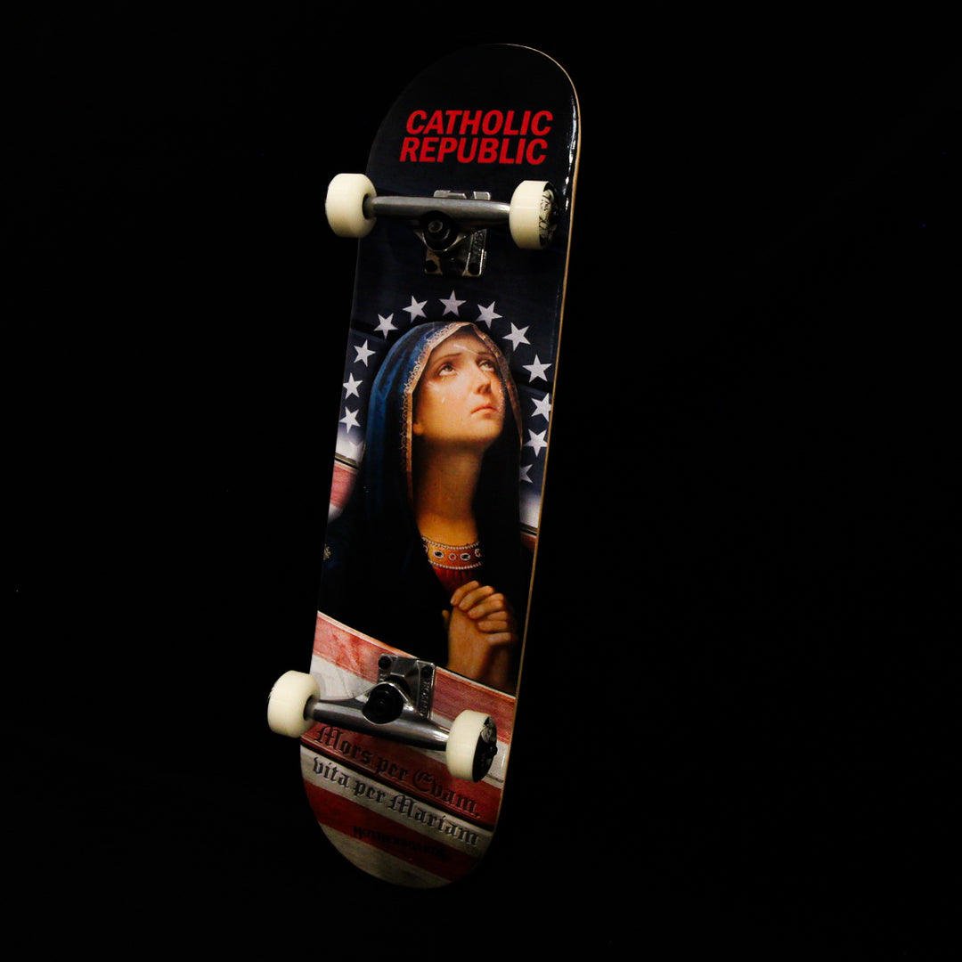 Catholic Republic Complete Skateboard by Timothy Gordon 8.0/8.5 Steep