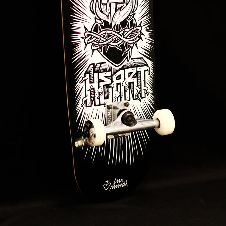 Vintage Sacred Heart of Jesus Complete Skateboard by Lux Mundi 8.25 Steep