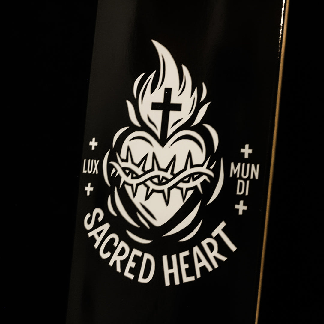 Lux Mundi Sacred Heart of Jesus Skateboard Deck