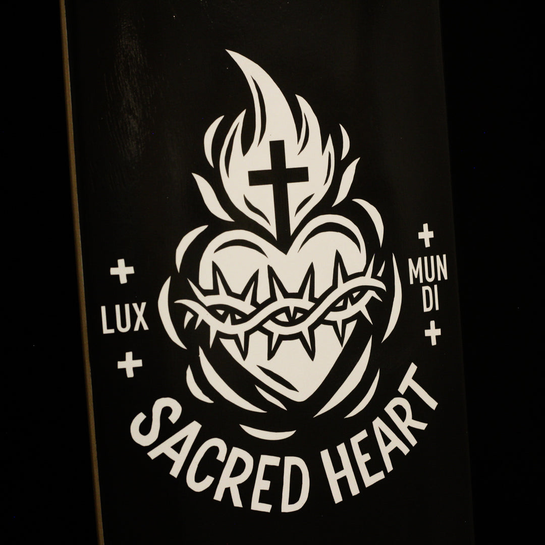 Lux Mundi Sacred Heart of Jesus Skateboard Deck