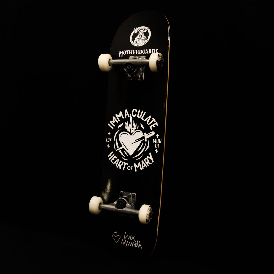Lux Mundi Immaculate Heart of Mary Skateboard Deck