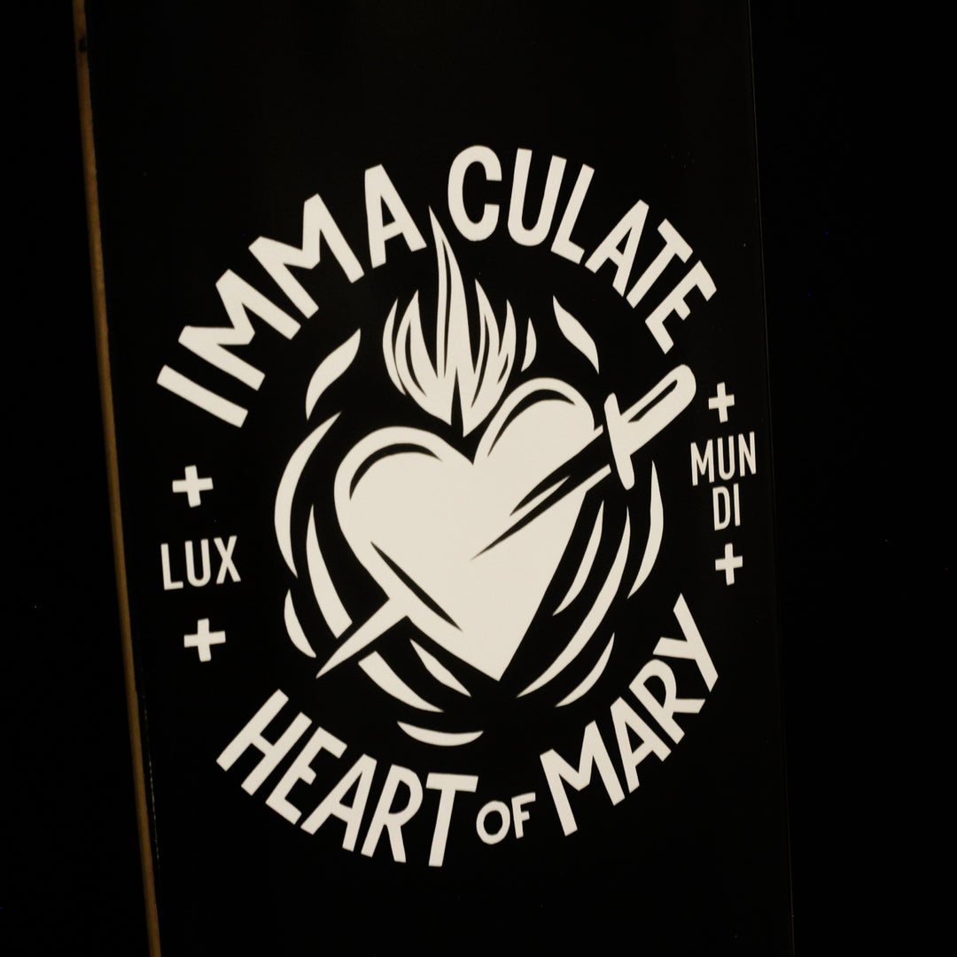 Lux Mundi Immaculate Heart of Mary Skateboard Deck