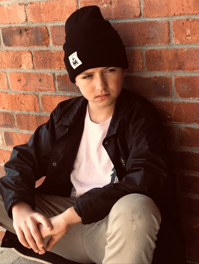 Men's Motherboards Black Beanie