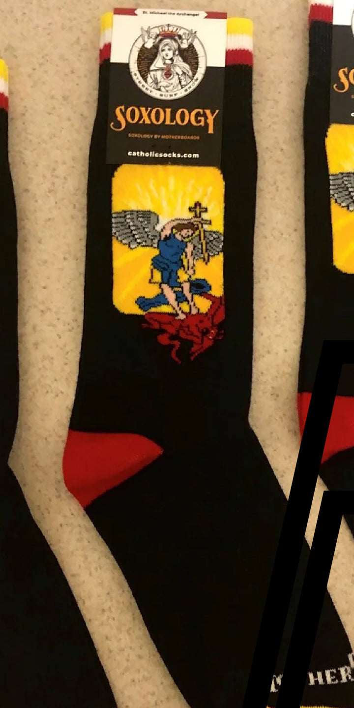 St. Michael the Archangel Socks - Made in the USA