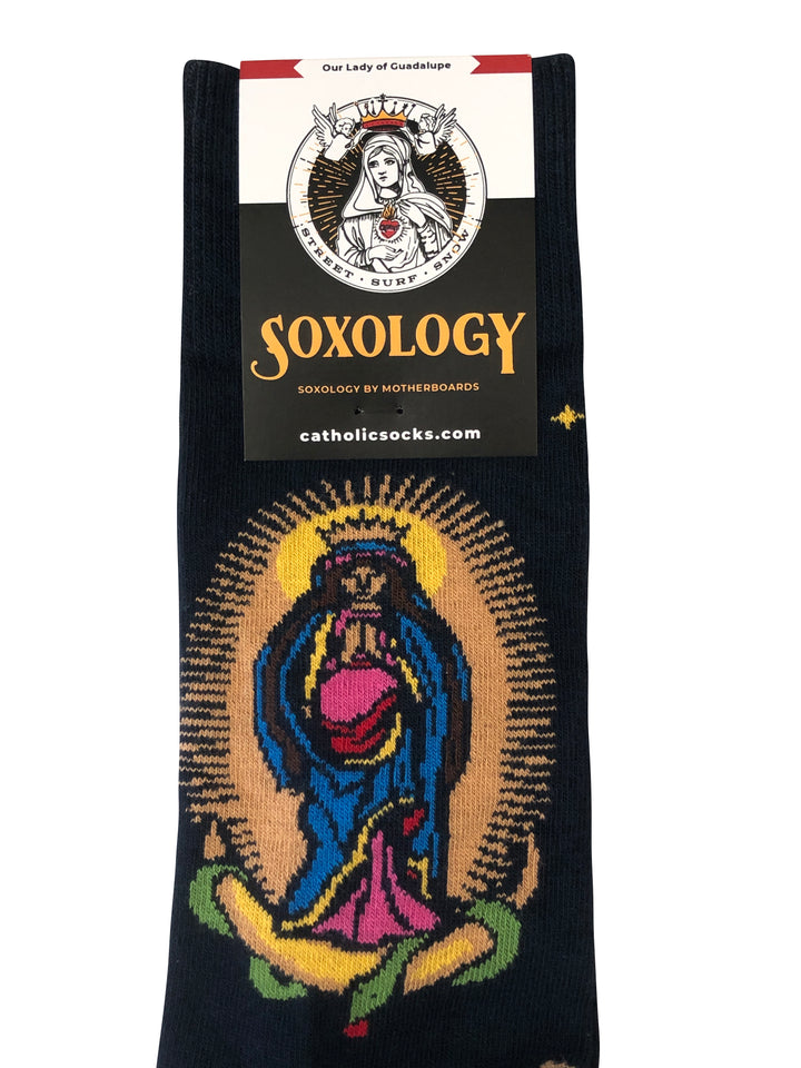 Our Lady of Guadalupe Socks - Made in the USA