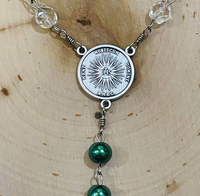 The Holy Face Chaplet with a How to Pray the Holy Face Chaplet holy card, NEW