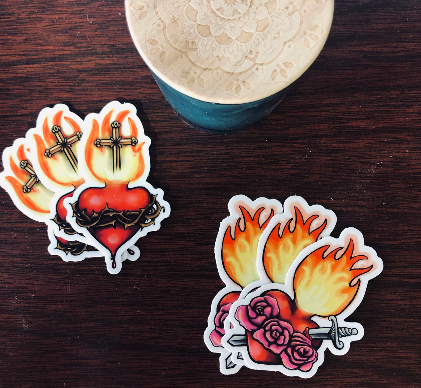 Sacred Heart Sticker Decal