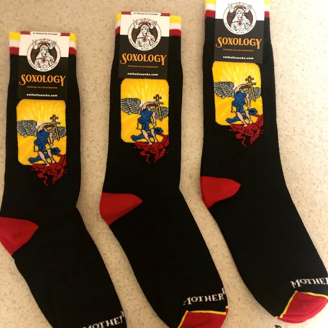 St. Michael the Archangel Socks - Made in the USA